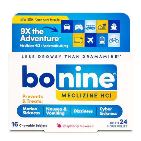 how often to take bonine.